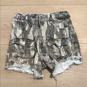 Fashion Nova Camouflage Women Shorts
